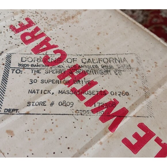 Vtg California Pottery Lazy Susan Sunflower Orange & Gold in Original Box - Picture 12 of 14